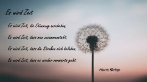 Es wird Zeit...