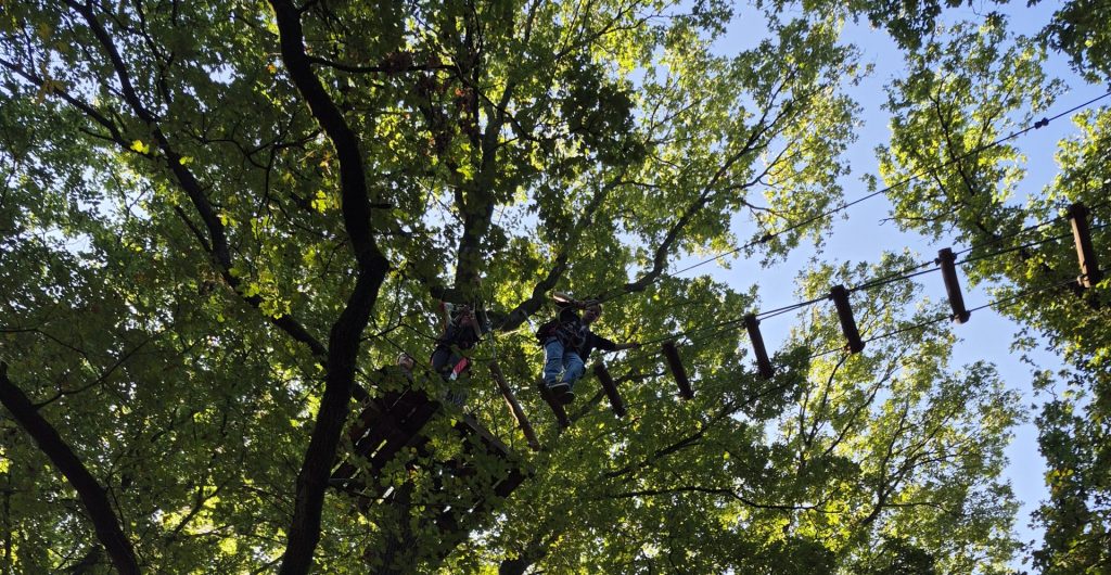 Klettererlebnis im Kletterwald Niederrhein