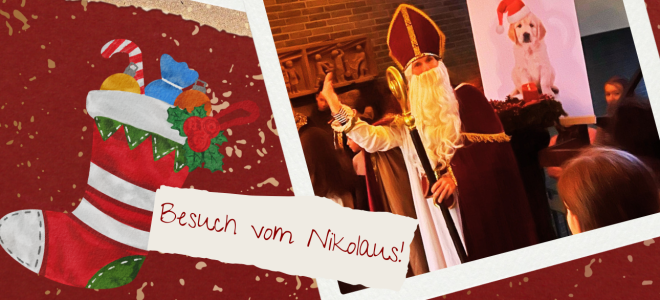 Der Nikolaus in Hinsbeck!