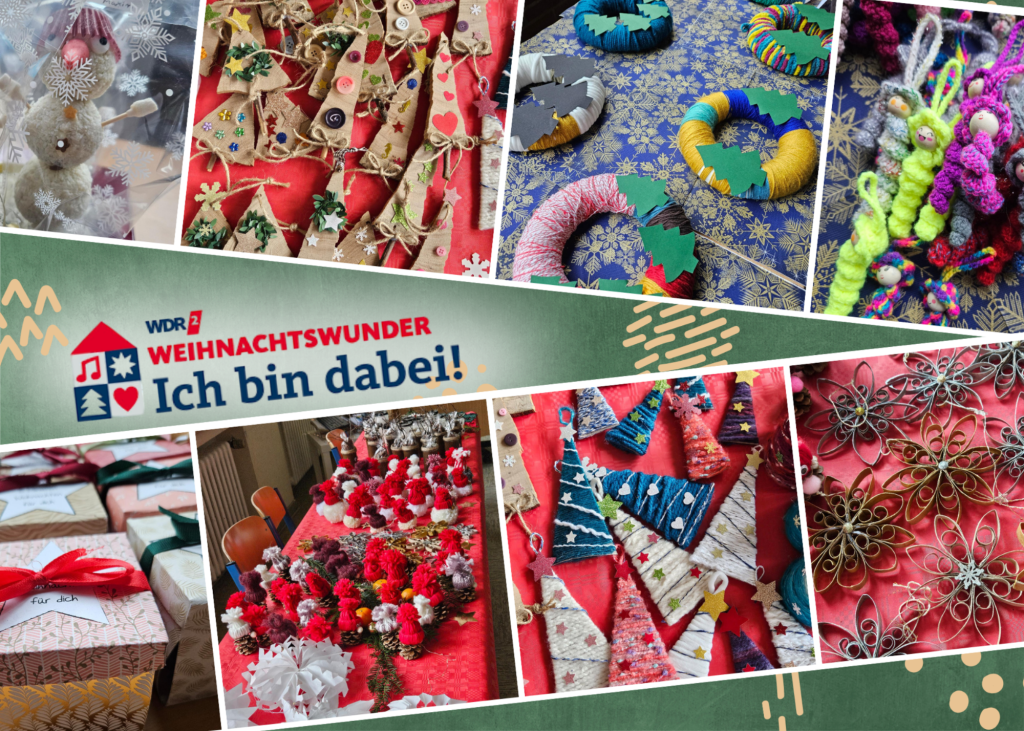 Einsatz für die Spendenaktion „WDR 2 Weihnachtswunder“