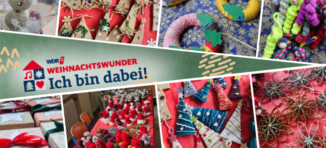 Einsatz für die Spendenaktion „WDR 2 Weihnachtswunder“